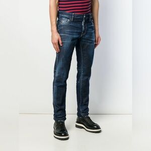 DSQUARED2 DISTRESSED SLIM JEANS "NWT"